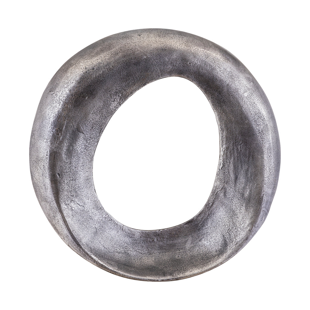 Wandpaneel Daweson L - 70x7x70 cm - Aluminium - Zilver - Wanddecoratie - PTMD - livinglovely.nl