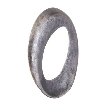 Wandpaneel Daweson L - 70x7x70 cm - Aluminium - Zilver - Wanddecoratie - PTMD - livinglovely.nl