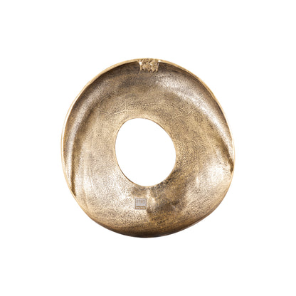 Wandpaneel Daweson S - 45x6x45 cm - Aluminium - Goud PTMD - Wanddecoratie - PTMD - livinglovely.nl