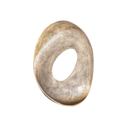 Wandpaneel Daweson S - 45x6x45 cm - Aluminium - Goud PTMD - Wanddecoratie - PTMD - livinglovely.nl