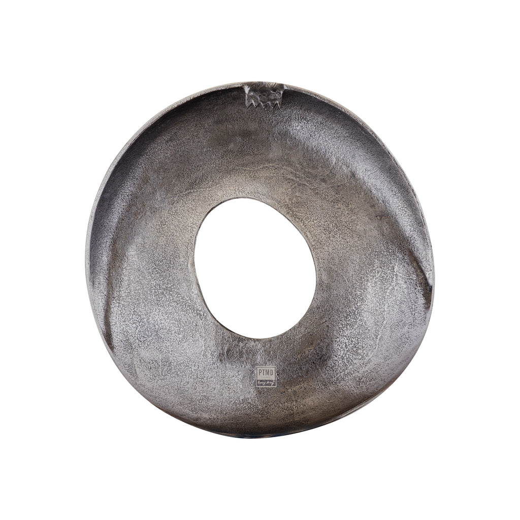 Wandpaneel Daweson S- 45x6x45 cm - Aluminium - Zilver - Wanddecoratie - PTMD - livinglovely.nl