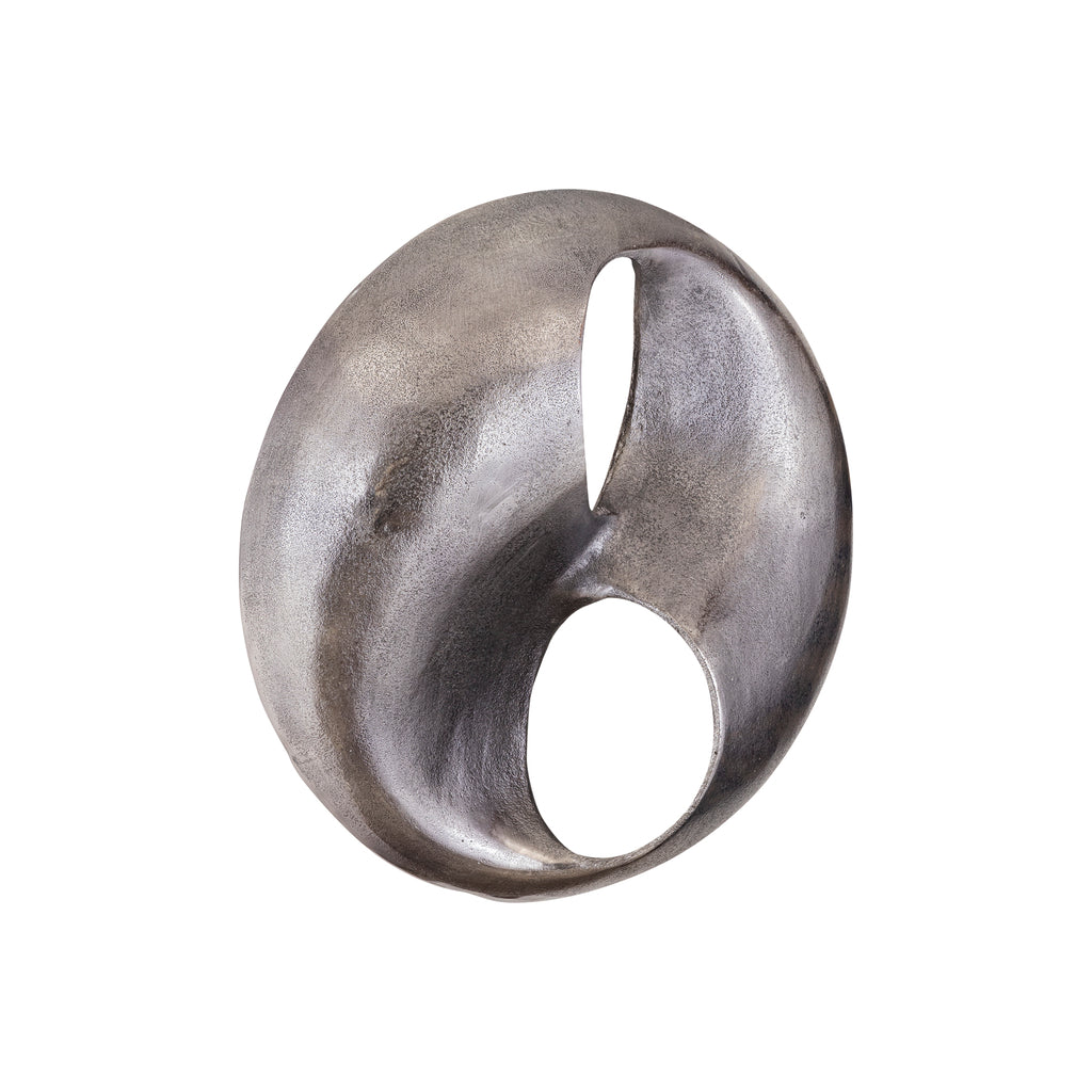 Wandpaneel Deuie S - 45x10x45 cm - Aluminium - Zilver PTMD - Wanddecoratie - PTMD - livinglovely.nl