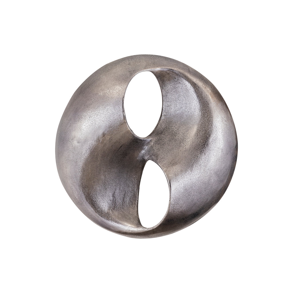 Wandpaneel Deuie S - 45x10x45 cm - Aluminium - Zilver PTMD - Wanddecoratie - PTMD - livinglovely.nl