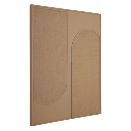 Wandpaneel Elyn gerecycled jute bruin Large MUST Living