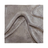 Wandpaneel Gihan - 70x5x70 cm - Aluminium - Zilver PTMD - Wanddecoratie - PTMD - livinglovely.nl
