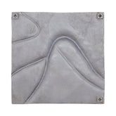 Wandpaneel Gihan - 70x5x70 cm - Aluminium - Zilver PTMD - Wanddecoratie - PTMD - livinglovely.nl
