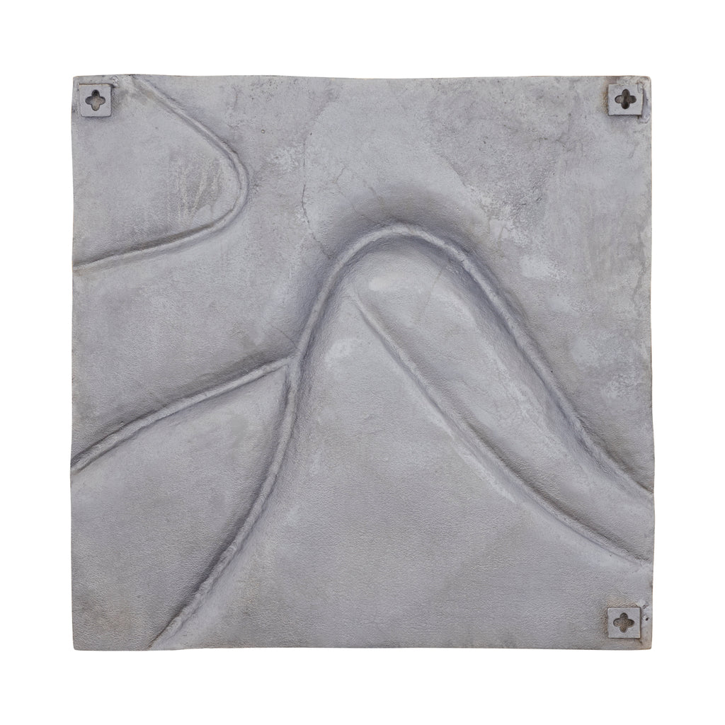 Wandpaneel Gihan - 70x5x70 cm - Aluminium - Zilver PTMD - Wanddecoratie - PTMD - livinglovely.nl