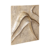 Wandpaneel Gihan L - 70x5x70 cm - Aluminium - Goud PTMD - Wanddecoratie - PTMD - livinglovely.nl