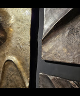 Wandpaneel Gihan M - 55x5x55 cm - Aluminium - Goud PTMD - Wanddecoratie - PTMD - livinglovely.nl