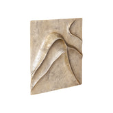 Wandpaneel Gihan M - 55x5x55 cm - Aluminium - Goud PTMD - Wanddecoratie - PTMD - livinglovely.nl