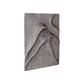Wandpaneel Gihan M - 55x5x55 cm - Aluminium - Zilver PTMD - Wanddecoratie - PTMD - livinglovely.nl