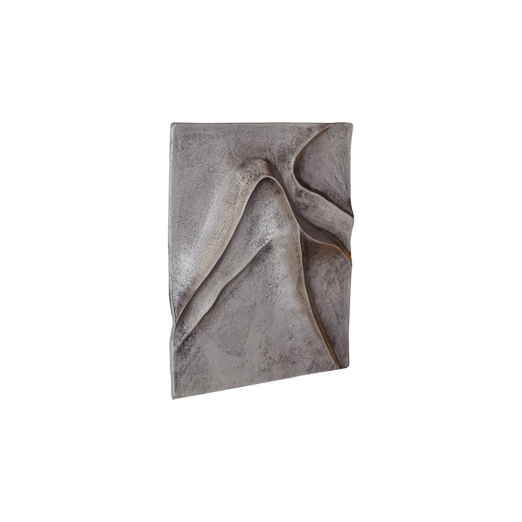 Wandpaneel Gihan S - 42x5x42 cm - Aluminium - Zilver PTMD - Wanddecoratie - PTMD - livinglovely.nl