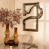 Wandpaneel Heleena - 99x13x101 cm - Aluminium - Zwart PTMD - Wandpaneel - PTMD - livinglovely.nl