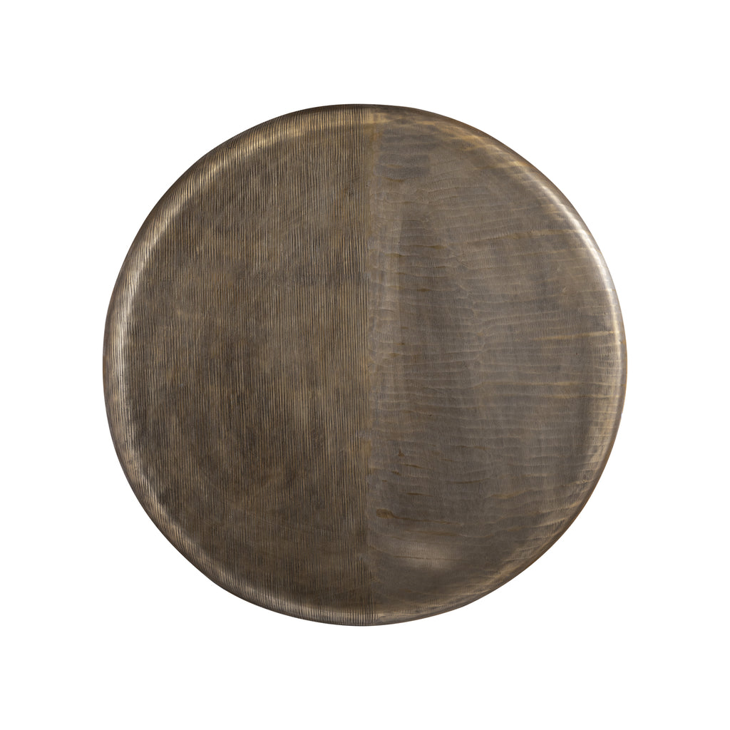 Wandpaneel Jowad M - 80x5x80 cm - Aluminium - Goud PTMD - Wanddecoratie - PTMD - livinglovely.nl