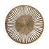 Wandpaneel Marjun L - Ø90cm - Aluminium - Goud - PTMD - Wandpaneel - PTMD - livinglovely.nl