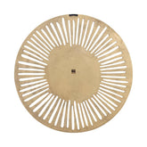 Wandpaneel Marjun L - Ø90cm - Aluminium - Goud - PTMD - Wandpaneel - PTMD - livinglovely.nl