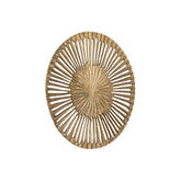 Wandpaneel Marjun S - Ø60cm - Aluminium - Goud - PTMD - Wandpaneel - PTMD - livinglovely.nl