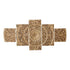 Wandpaneel Sharlene - 180x90cm - MDF - Goud PTMD - Wandpaneel - PTMD - livinglovely.nl