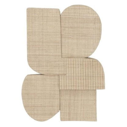 Wandpaneel Tucker palmblad naturel 90cm MUST Living