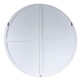 Wandpaneel Wiktor L - Ø180cm - MDF - Wit PTMD - Wandpaneel - PTMD - livinglovely.nl