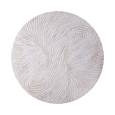 Wandpaneel Wiktor M - Ø120cm - MDF - Wit - PTMD - Wandpaneel - PTMD - livinglovely.nl