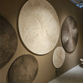 Wandpaneel Wiktor S - Ø90cm - MDF - Bruin PTMD - Wandpaneel - PTMD - livinglovely.nl