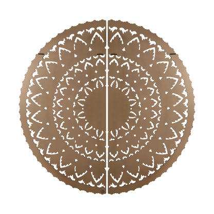 Wandpaneel Willian - Ø180cm - MDF - Bruin PTMD - Wandpaneel - PTMD - livinglovely.nl
