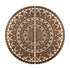 Wandpaneel Willian - Ø180cm - MDF - Bruin PTMD - Wandpaneel - PTMD - livinglovely.nl
