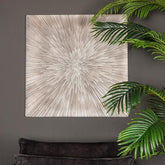 Wandpaneel Zapp white ribbed square Large PTMD - Wandpaneel - PTMD - livinglovely.nl