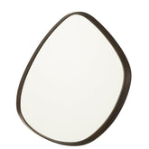 Wandspiegel Abstract Spiegel/Mdf Donkerbruin Small - Spiegel - J-Line - livinglovely.nl