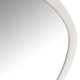 Wandspiegel Metaal/Glas Wit Small 60.5x4.5x58cm - Spiegel - J-Line - livinglovely.nl