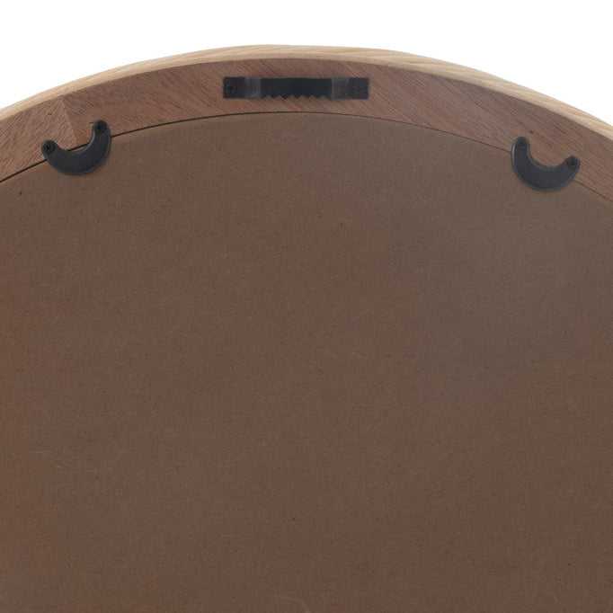 Wandspiegel Rond Rotan/Glas Naturel Small Ø 50 cm - Spiegel - J-Line - livinglovely.nl