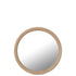 Wandspiegel Rond Rotan/Glas Naturel Small Ø 50 cm - Spiegel - J-Line - livinglovely.nl