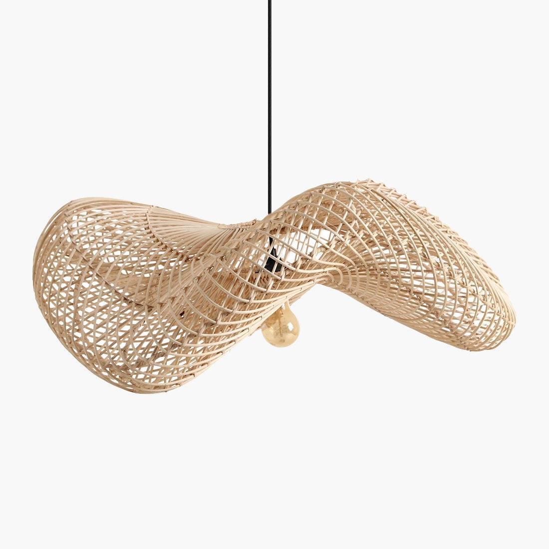 Wave Hanglamp Naturel Large Raw Materials - Hanglamp - Raw Materials - livinglovely.nl