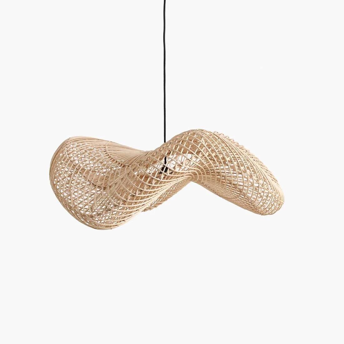 Wave Hanglamp Naturel Large Raw Materials - Hanglamp - Raw Materials - livinglovely.nl