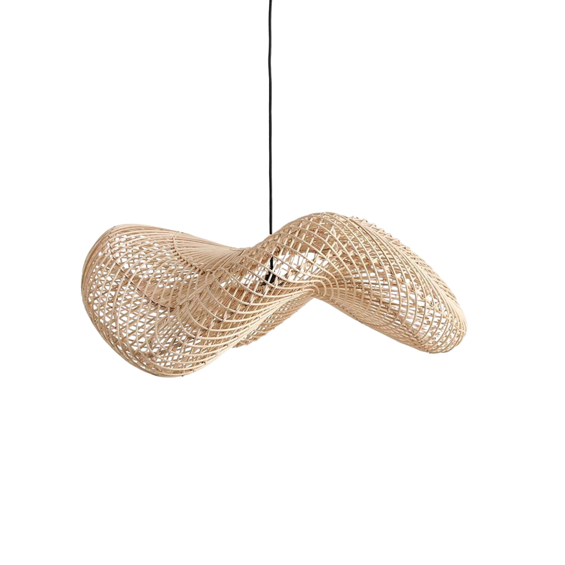Wave Hanglamp Naturel Large Raw Materials - Hanglamp - Raw Materials - livinglovely.nl