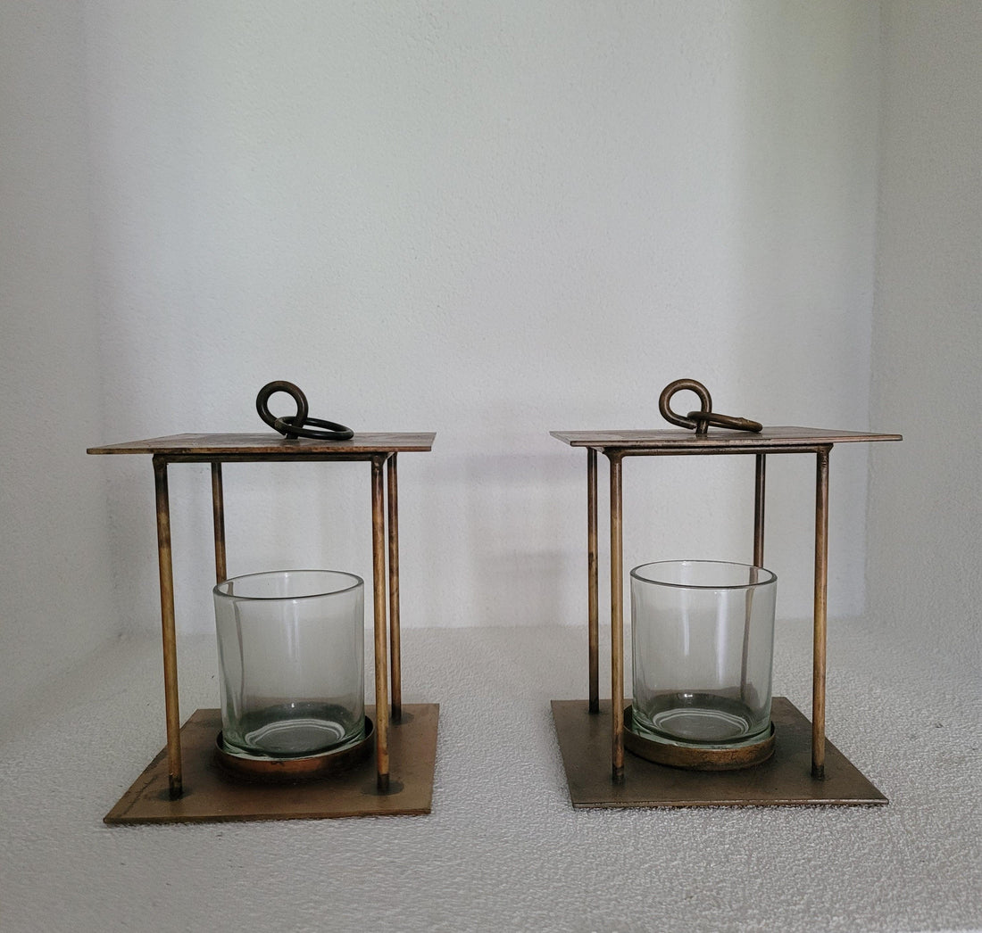 Waxinelicht Houder Hanger Set van 2 - Theelichthouder - Living Lovely - livinglovely.nl