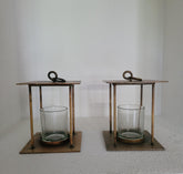 Waxinelicht Houder Hanger Set van 2 - Theelichthouder - Living Lovely - livinglovely.nl