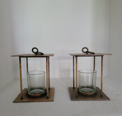 Waxinelicht Houder Hanger Set van 2 - Theelichthouder - Living Lovely - livinglovely.nl