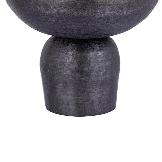 Wayan Bloempotten - Aluminium - Zwart - Set van 3 PTMD - Pot - PTMD - livinglovely.nl