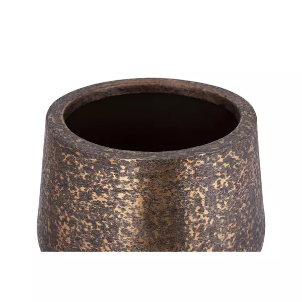 Wayan Copper brushed aluminum pot with base Set van 3 - Pot - PTMD - livinglovely.nl