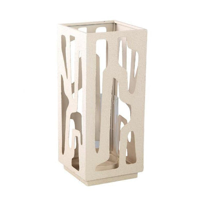 Windlicht Dewey L- Ø18x42,5cm - Ijzer - Creme PTMD - Lantaarn - PTMD - livinglovely.nl