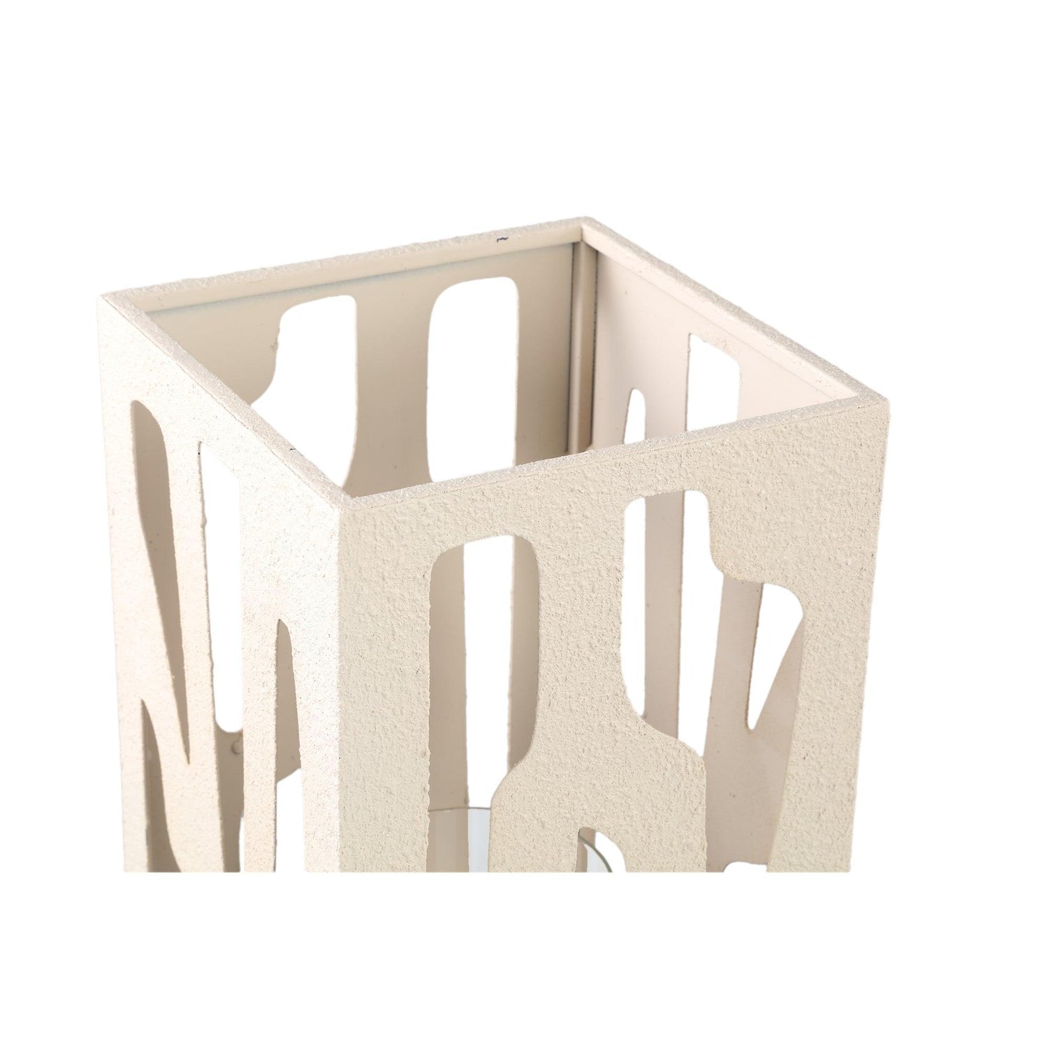 Windlicht Dewey L- Ø18x42,5cm - Ijzer - Creme PTMD - Lantaarn - PTMD - livinglovely.nl