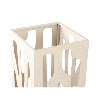 Windlicht Dewey L- Ø18x42,5cm - Ijzer - Creme PTMD - Lantaarn - PTMD - livinglovely.nl