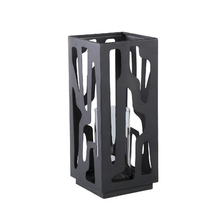 Windlicht Dewey L- Ø18x42,5cm - Ijzer - Creme PTMD - Lantaarn - PTMD - livinglovely.nl