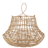 Windlicht Hangend Hoog Rattan Naturel - Buiten-divers - J-Line - livinglovely.nl