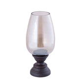 Windlicht Qez Mangohout Bruin XL Ø20x44cm PTMD - Windlicht - PTMD - livinglovely.nl