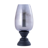 Windlicht Qez Mangohout Zwart XL Ø20x44cm PTMD - Windlicht - PTMD - livinglovely.nl