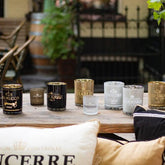 Windlicht Wijn Chablis Taupe Small 8 cm - Windlicht - Mars & More - livinglovely.nl