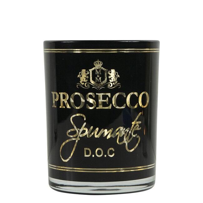 Windlicht Wijn Prosecco Zwart Medium 12cm - Windlicht - Mars &amp; More - livinglovely.nl